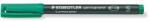 STAEDTLER Безалкохолен маркер OHP, 0, 4 mm, STAEDTLER "Lumocolor 313 S", зелен 313-5 (313-5)