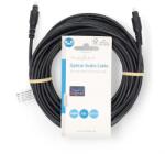 Nedis CAGL25000BK100 оптичен аудиокабел, TosLink щепсел, дължина 10 m (CAGL25000BK100)