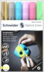 Schneider Комплект маркери за декорация, акрилни, 2 мм, SCHNEIDER "Paint-It 310", 6 различни цвята 120196 (120196)