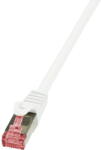 LogiLink Пач кабел PrimeLine, Cat. 6, S/FTP, бял, 0, 25 м