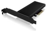 RaidSonic IB-PCI208-HS 1-портова разширителна карта M. 2 NVMe M. 2 2280/2260/2242/2230 PCIe x4 (IB-PCI208-HS)