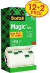 3M Magic 810 19mmx33m пишеща самозалепваща лента 12+2pcs 7100026965 (7100026965)
