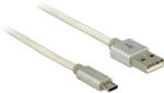 Delock USB-A 2.0 - USB-B 2.0 micro M/M кабел за данни 1m бял 83916 (83916)