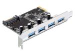 Delock PCI Express карта 4 x USB-A 3.0 с инсталационен диск