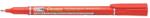 Pentel Алкохолен маркер 0, 5 мм, pentel "nf450", червен nf450-b (nf450-b)