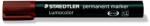 STAEDTLER Алкохолен маркер, 2-5 мм, изрязан, STAEDTLER "Lumocolor 350", кафяв 350-7 (350-7)