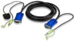 ATEN VanCryst Cable Превключвател на портове VGA + аудио, 3 м - 2L-5203B (2L-5203B)
