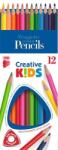 ICO Цветни моливи ICO Creative Kids триъгълни 12 броя 7140148002 (7140148002)