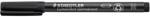 STAEDTLER Алкохолен маркер OHP, 1 mm, STAEDTLER "Lumocolor 317 M", черен 317-9 (317-9)