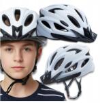 Ercole Kerékpáros bukósisak Görkorcsolya roller Tini napellenzővel 54-62 cm Állítható (Kask na rower dziecięcy lekki szosowy R97nwm)