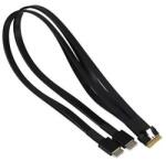 Supermicro кабел OcuLink Slimline x8 (STR) към 2x x4 (STR), 64CM CBL-SAST-1264-85 (CBL-SAST-1264-85)
