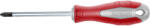 Fortum Отвертка, PH, стомана S2, магнитна; PH1x100mm, FORTUM
