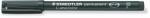 STAEDTLER Алкохолен маркер, OHP, 0, 6 mm, STAEDTLER "Lumocolor 318 F", черен 318-9 (318-9)