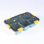 Iris KT-004-GR Зелен пластмасов контейнер за храна с 5 отделения (KT-004-GR)