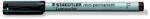 STAEDTLER Безалкохолен маркер OHP, 0, 6 mm, STAEDTLER "Lumocolor 316 F", черен 316-9 (316-9)