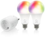 DELTACO SMART HOME SH-KIT01 стартов комплект, 1 фасунга, 2 крушки (SH-LE27RGB)