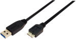 LogiLink USB 3.0 кабел с конектор A-B Micro 2x мъжки 3.00 метра (CU0028)