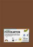 FOLIA Декоративен картон, 2 страници, A4, 300 g, 50 листа, FOLIA, шоколадово кафяв 614/50 85 (614/50 85)