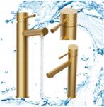 Granitan Mosdó csaptelep magas álló fürdőszoba brushed gold csaptelep Glami (GLAMI28530)