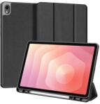 Dux Ducis Samsung Tab S11 5G DUX DUCIS DOMO калъф, стоящ, с кожен ефект, активен FLIP, държач за моливи, ЧЕРЕН GP-176832 (GP-176832)