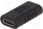 Goobay USB-C - USB-C F/F адаптер, черен 45401 (45401)