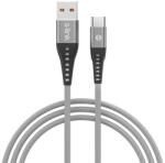 S-Link Кабел S-Link - SL-STM60T (3A, 12W, бързо зареждане, Type-C, 100cm кабел за данни+зарядно, сив) (37191)