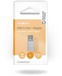 Nedis CCGB60925GY Адаптер USB A - USB C, USB3.2 щепсел - USB-C гнездо, 5 Gbps, (USB3.1, USB3.0, USB2.0) (CCGB60925GY)