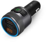 Nedis CATR3024BK FM трансмитер, Bluetooth, PD 18 W / PD 24 W, бързо зареждане, подчертаване на басите, Google Assistant / Siri (CATR3024BK)