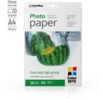 ColorWay Фотохартия, двустранна, с висок гланц, 220 g/m2, A4, 20 листа (PGD220020A4) (PGD220020A4)