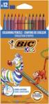 BIC Комплект цветни моливи, BIC KIDS "Evolution Stripes", 12 различни цвята (9505222)