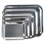  Квадратна тава от неръждаема стомана с хромирано покритие 40 x 32, 5 cm 1605SIS004 (1605SIS004)