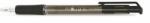 FlexOffice Химикалка, 0, 4 мм, с бутон, FLEXOFFICE "EasyGrip", черна FO-08BLACK