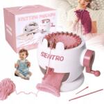 Bedee Kötőgép 2 Üzemmód Diy Ajándék Barátoknak Fehér
