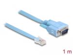 Delock RS-232 тип DB9 адаптер мъжки - 1 x RS-232 RJ45 сериен мъжки 1 м