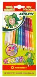 Jolly Superstick Crazy 12 бр. /24 цвята комплект цветни моливи с двойни краища 3000-0503 (3000-0503)