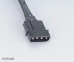 Akasa Кабелен адаптер за захранване Akasa Molex (женски) - Molex (мъжки) 30cm AK-CBPW02-30 (AK-CBPW02-30)