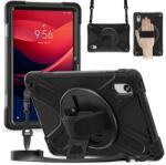 Gigapack Lenovo Idea Tab GIGAPACK Defender пластмасов протектор за телефон, устойчив на удар, каишка за рамо, ЧЕРЕН GP-179097 (GP-179097)