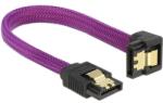 Delock SATA 3 F/F кабел за данни 0.1m надолу/нагоре Premium лилав 83693 (83693)