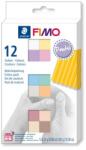 FIMO Глина, комплект, 12x25 g, горима, FIMO "Soft Pastel" 12 различни цвята 8023C12-3 (8023C12-3)