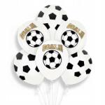  6 db Futball Labda Lufi Szett, Latex, Bio, 30cm, Születésnapra