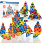 MalPlay Mágneses Építőkocka 76 El Mini 3, 75 CM Kreatív Szett 3+ (114214)