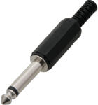  6, 3 mm mono jack dugó műanyag házzal - 1180- (1180)