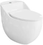 Spectrum Set WC monobloc, Spectrum, Olimpos, Rimless Protect, cu capac si rezervor, alb (32503)