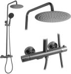 Rea Coloana de dus cu termostat Drop titan (REA-P7623)