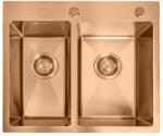 Rea Chiuveta inox Toby 56x48 cm cupru periat (ZLE-06416) Chiuveta