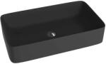 Spectrum Lavoar pe blat Spectrum, Petra Black, dreptunghiular, negru mat (04622) - sanoterm