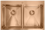 Rea Chiuveta inox Joel 83x55 cm cupru periat (ZLE-06412) Chiuveta