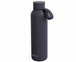 QUOKKA Solid, rozsdamentes acél kulacs termosz palaszürke pánttal, 630ml, 40174 (40174)