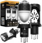Auto Gamma Autós Led izzók H4 Bi-LED Lencse projektor 45W +1000% 6500K