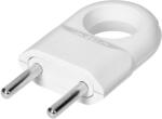 ORNO Priză europeană albă plată cu mâner (O-OR-AE-13260_W)